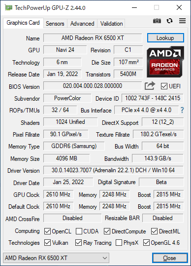 フォートナイト」はフルHDだと平均110fps！ 玄人志向の3万円台ビデオ