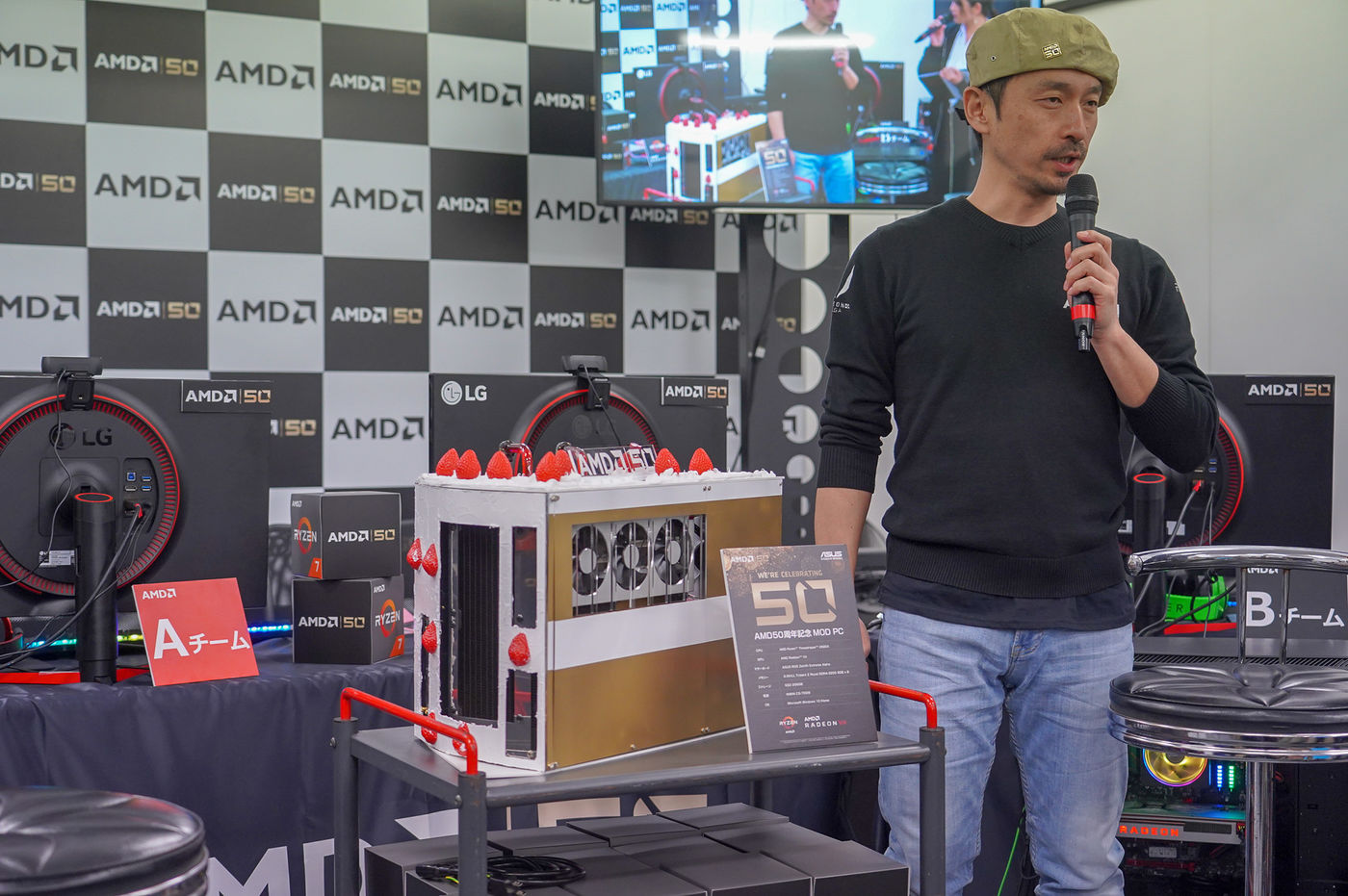 AMDの佐藤氏が森田氏作のMOD PCを紹介