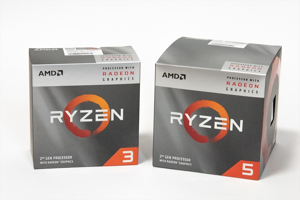 第3世代Ryzenと同時発売のAPU「Ryzen 5 3400G」「Ryzen 3 3200G」の ...